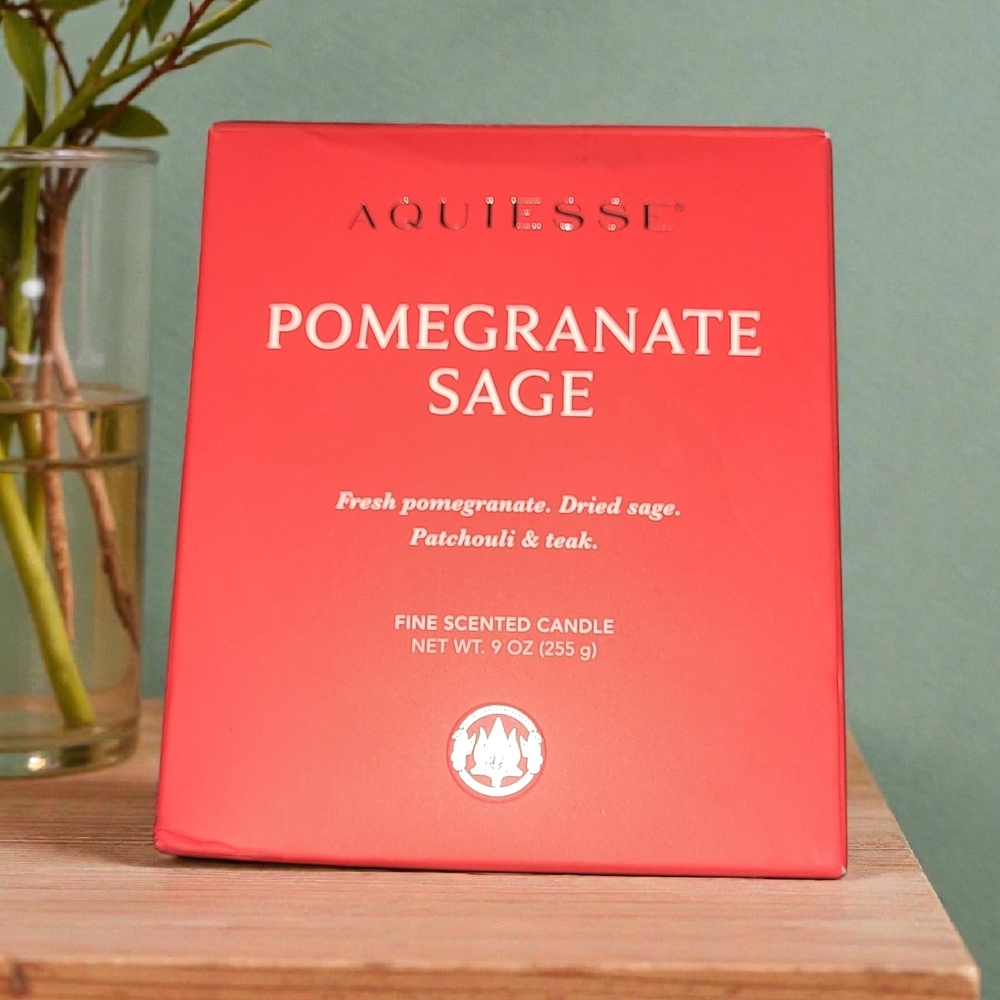 AQUIESSE Pomegranate Sage Scented Candle - 9oz